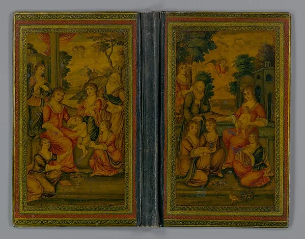 Bookcover with Christian Themes — تصویر رکورد موزهٔ متروپولیتن (دسترسی آزاد)