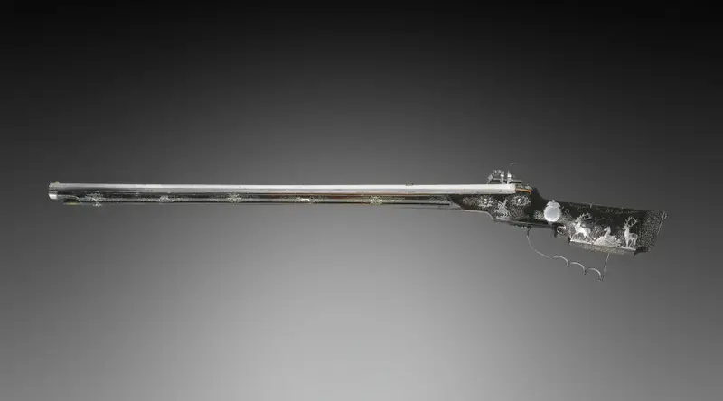 Wheel-Lock Hunting Rifle — تصویر رکورد موزهٔ هنر کلیولند (دسترسی آزاد)
