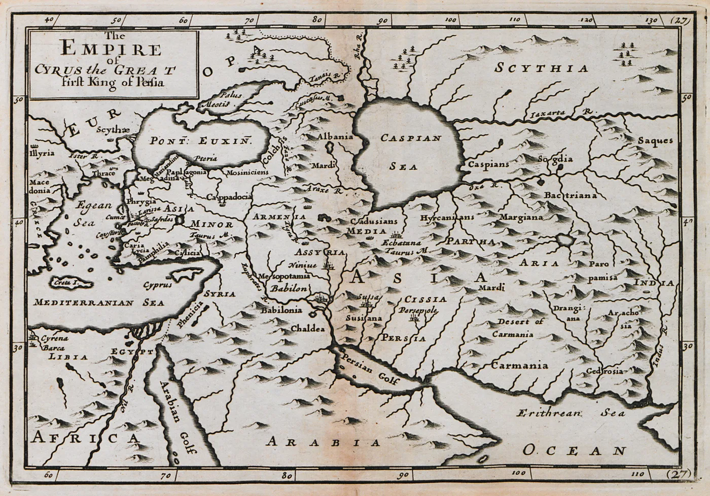 The Empire of Cyrus the Great, first King of Persia. — تصویر رکورد یوروپیانا