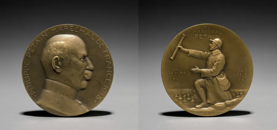 Petain Medal — تصویر رکورد موزهٔ هنر کلیولند (دسترسی آزاد)