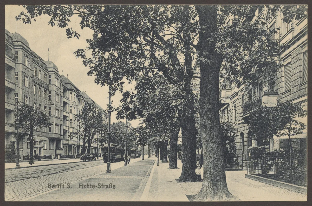 Ansichtskarte Fichtestraße — تصویر رکورد یوروپیانا