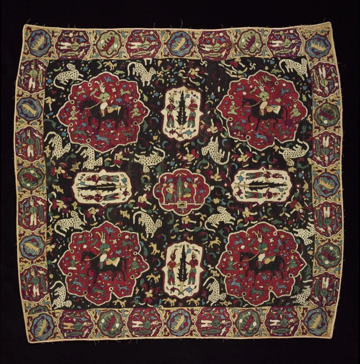 Textile panel — تصویر رکورد موزهٔ ویکتوریا و آلبرت