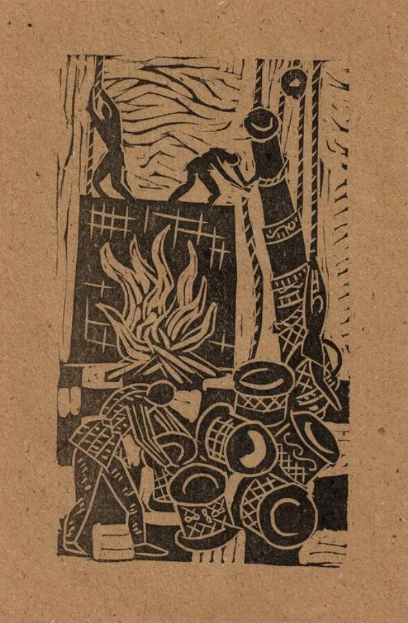 Linocut — تصویر رکورد موزهٔ ویکتوریا و آلبرت — شمارهٔ رکورد ME.39-2023