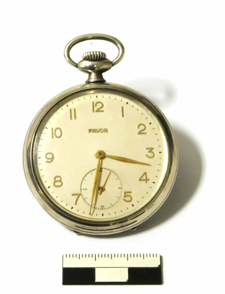 Taschenuhr von Richard Buttler für 25-jährige treue Dienste von der Gewerkschaft Langenbrahm Essen — تصویر رکورد یوروپیانا