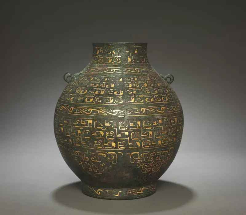 Wine Vessel (Hu) — تصویر رکورد موزهٔ هنر کلیولند (دسترسی آزاد)