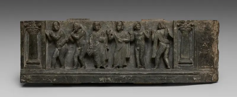 Procession of Non-Buddhists — تصویر رکورد موزهٔ هنر کلیولند (دسترسی آزاد)