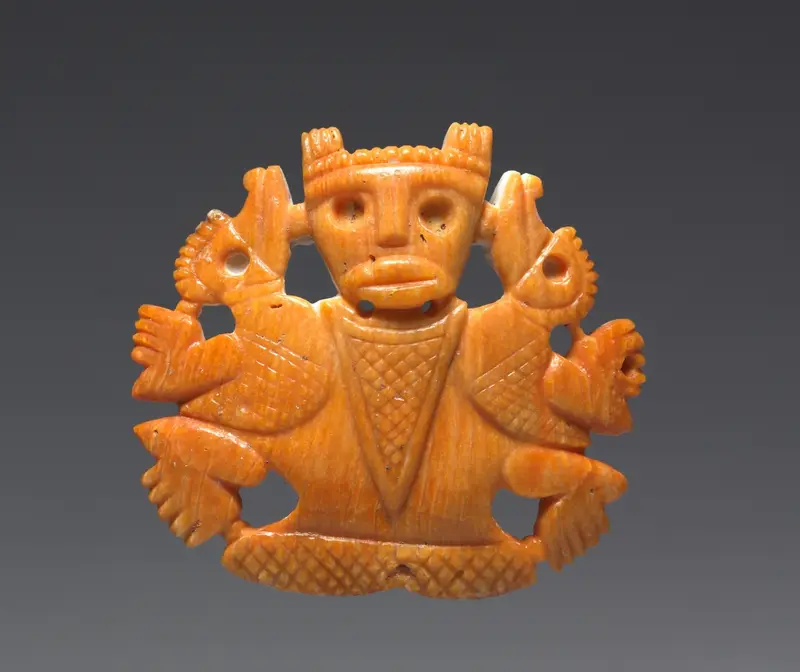 Figure-and-Birds Pendant — تصویر رکورد موزهٔ هنر کلیولند (دسترسی آزاد)