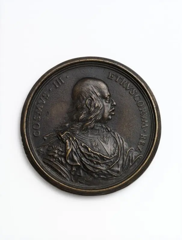 Medal: Portrait medal of Cosimo III de' Medici Grand Duke of Tuscany — تصویر رکورد موزهٔ ویکتوریا و آلبرت