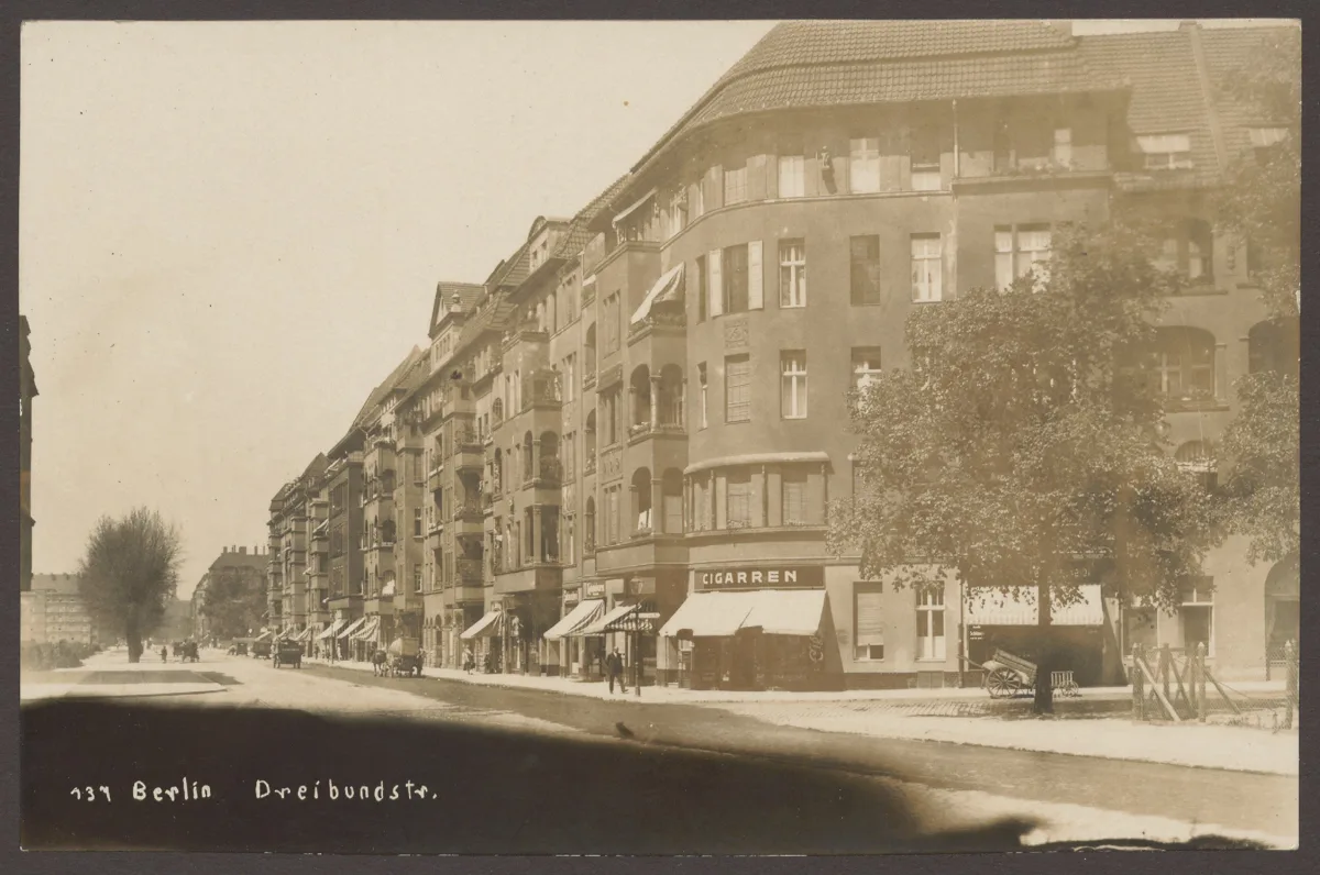 Ansichtskarte Dreibundstraße — تصویر رکورد یوروپیانا