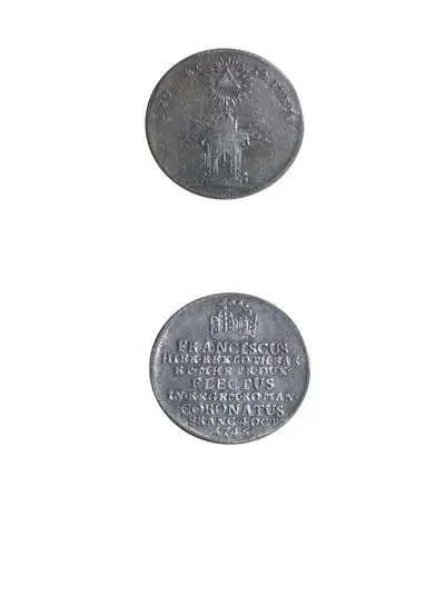 Medalie dedicată alegerii și încoronării lui Francisc I ca rege roman — تصویر رکورد یوروپیانا — شمارهٔ رکورد 1b54dbbb