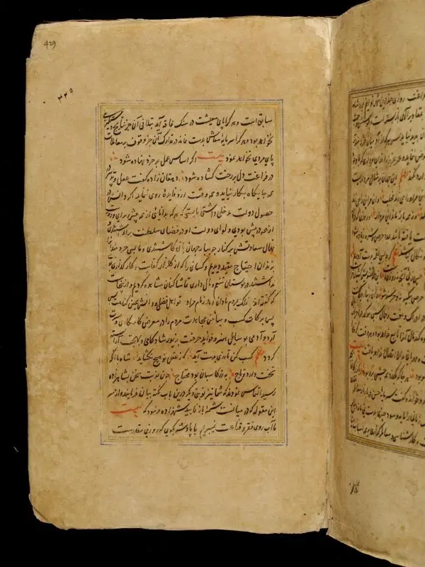 Painting: Anvar-i Suhayli — تصویر رکورد موزهٔ ویکتوریا و آلبرت — شمارهٔ رکورد IS.13:429/1-1962
