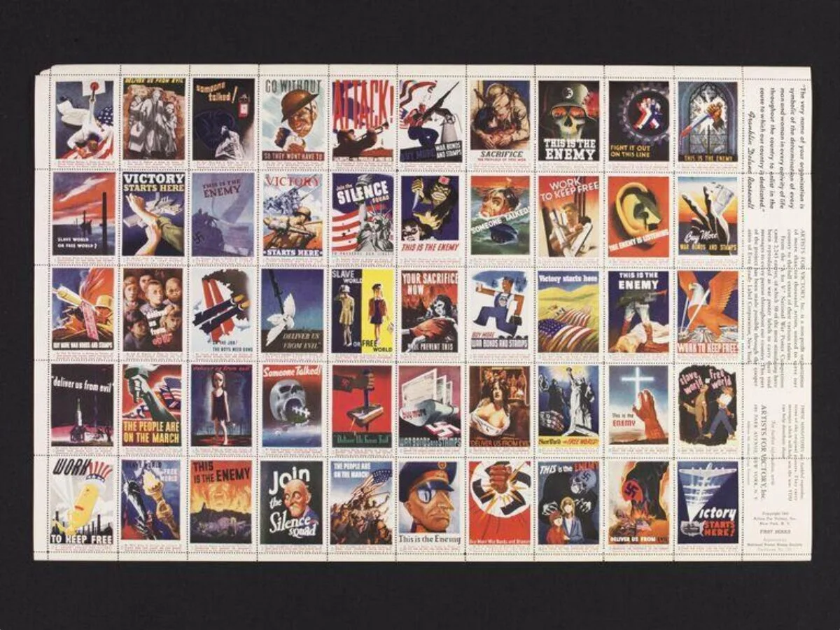 Artists for Victory stamps — تصویر رکورد موزهٔ ویکتوریا و آلبرت