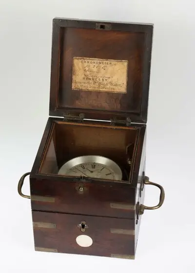 Marinechronometer, Henry Frodsham, Liverpool, um 1840 — تصویر رکورد یوروپیانا
