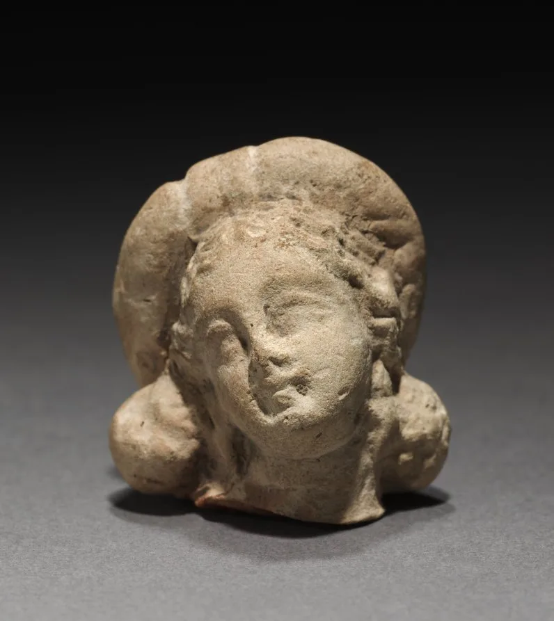 Head of a Goddess — تصویر رکورد موزهٔ هنر کلیولند (دسترسی آزاد)