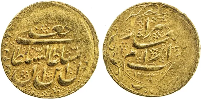 روی و پشت «۱ تومان — فتحعلی‌شاه قاجار، ۱۸۱۷–۱۸۲۵ م» — عکس رکورد کاتالوگ نومیستا