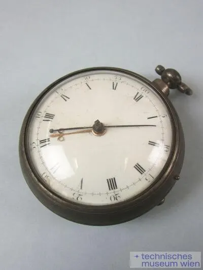 Taschenuhr, Silber, silbernes Gehäuse — تصویر رکورد یوروپیانا