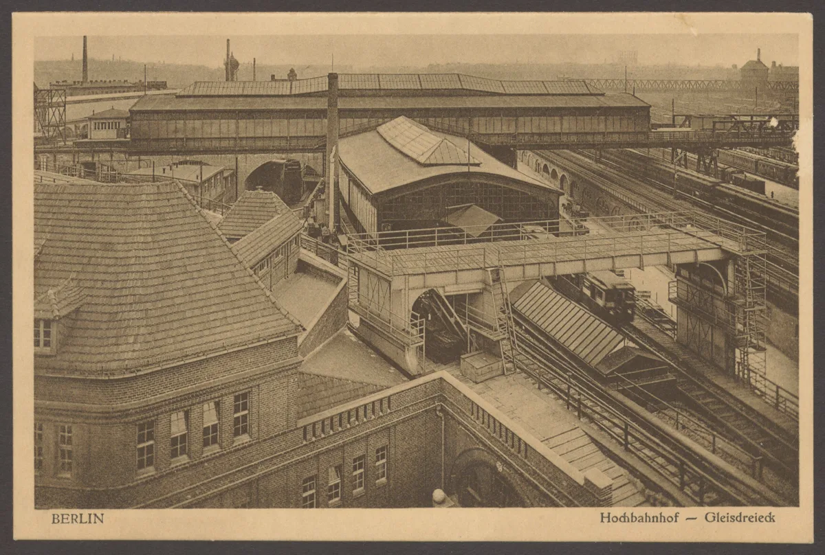 Ansichtskarte "Hochbahnhof - Gleisdreieck" — تصویر رکورد یوروپیانا