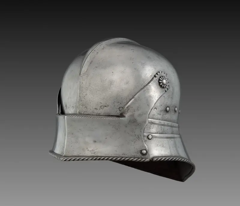 Visored Sallet — تصویر رکورد موزهٔ هنر کلیولند (دسترسی آزاد)