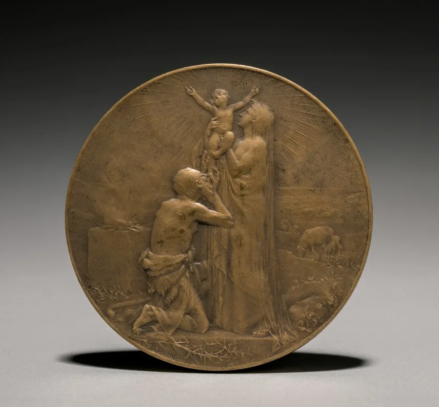 Medal (obverse) — تصویر رکورد موزهٔ هنر کلیولند (دسترسی آزاد)