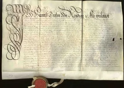 Charter: deeds deed 257 — تصویر رکورد یوروپیانا