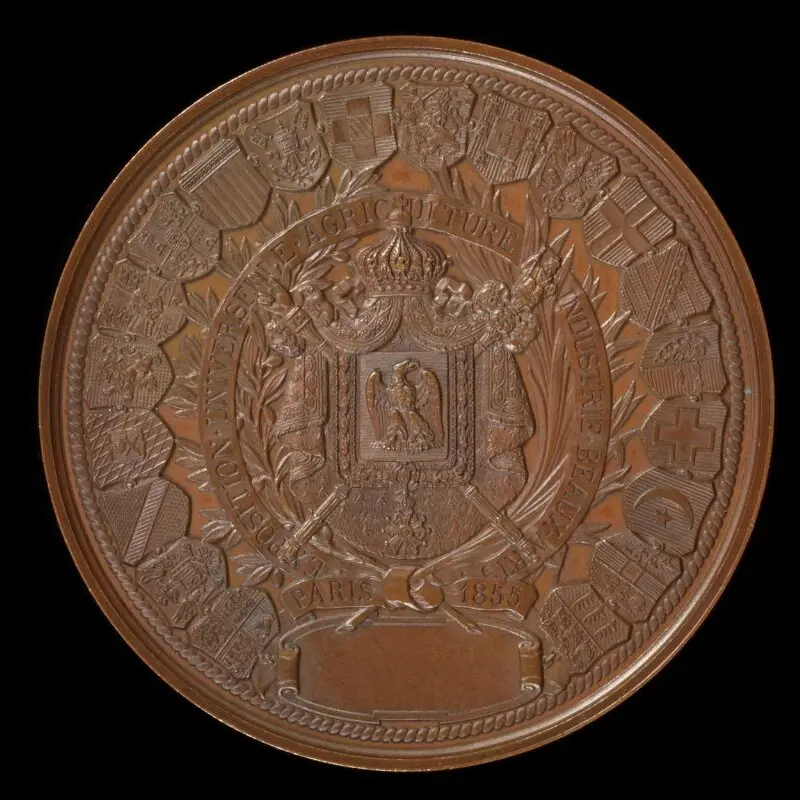 Medal: Exposition Universelle, 1855 — تصویر رکورد موزهٔ ویکتوریا و آلبرت