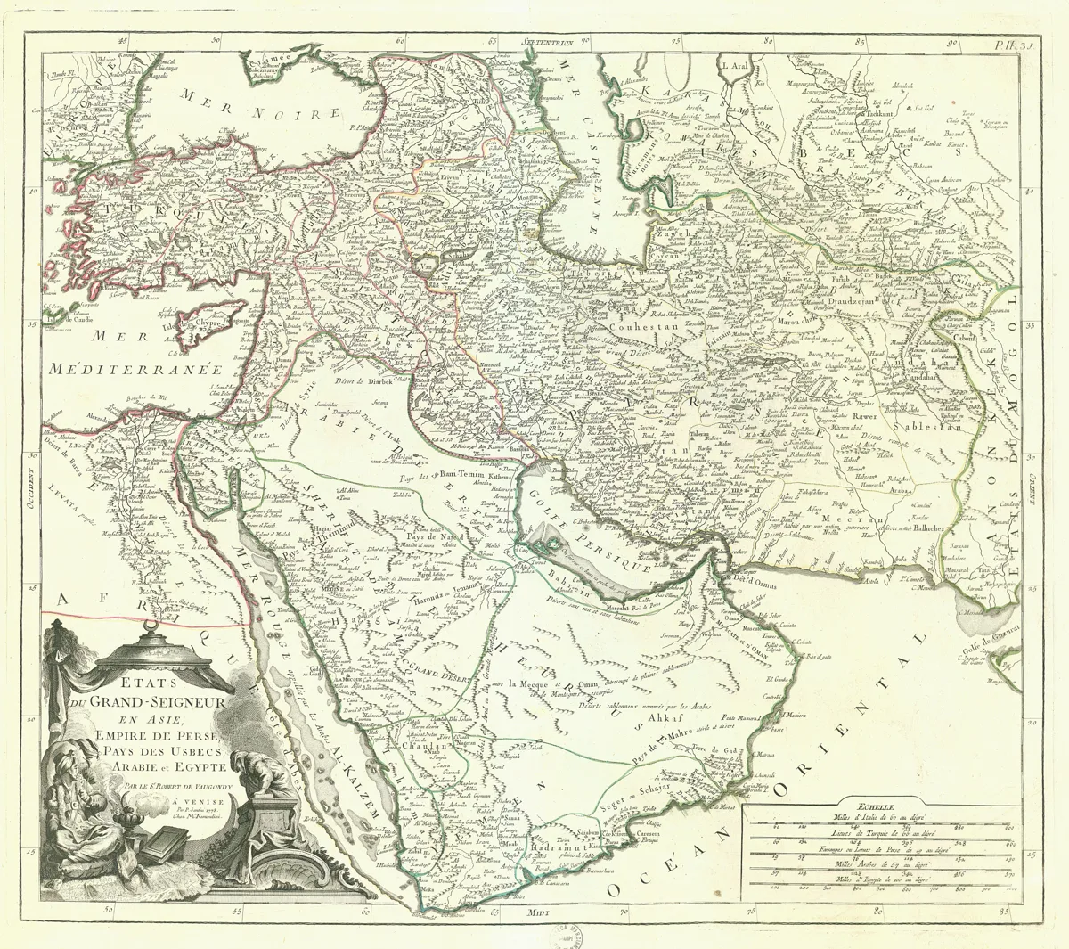 Etats du Grand-Seigneur en Asie, Empire de Perse... — تصویر رکورد یوروپیانا