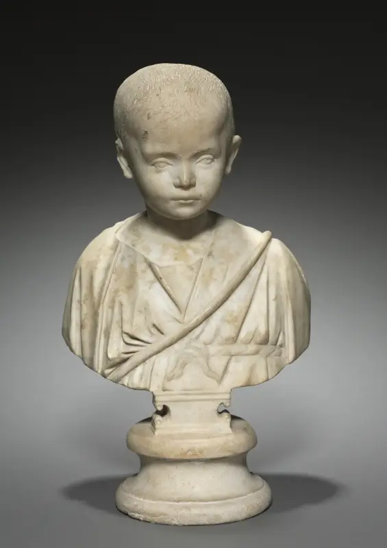 Portrait Bust of a Girl — تصویر رکورد موزهٔ هنر کلیولند (دسترسی آزاد)