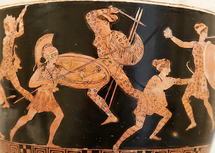 Terracotta lekythos (oil flask) — تصویر رکورد ویکی‌داده
