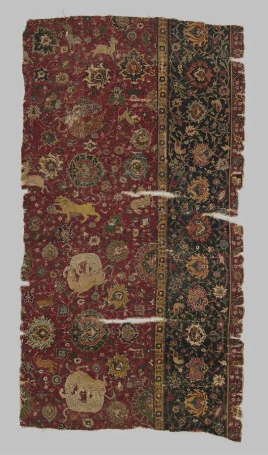 Carpet fragment — تصویر رکورد موزهٔ ویکتوریا و آلبرت