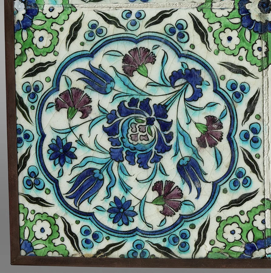 Wall Tile — تصویر رکورد موزهٔ هنر کلیولند (دسترسی آزاد) — شمارهٔ رکورد 1915.651.c