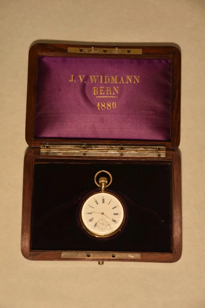 Taschenuhr Widmanns in Etui — تصویر رکورد یوروپیانا