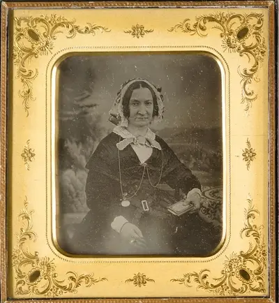 Anna Johanna Marie Bauer, geb. Dammann, Schwiegermutter von Edmund Johann Krüß — تصویر رکورد یوروپیانا