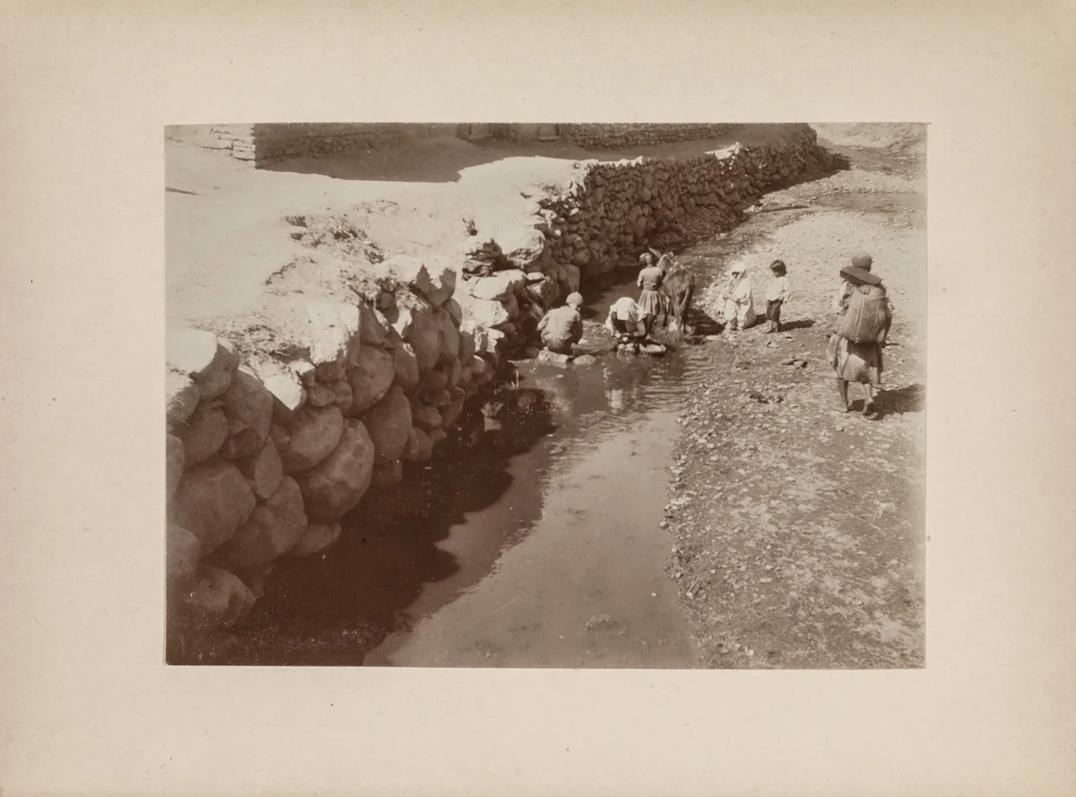 Waschplatz und Viehtränke (Vorderasienexpedition 1906-1907 – 4. Persien 1907) — تصویر رکورد یوروپیانا