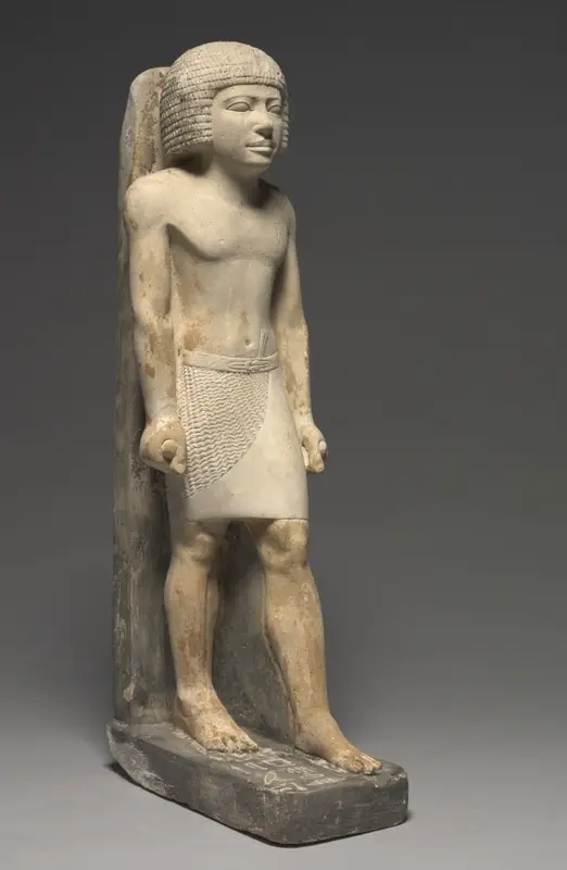 Striding Statue of Minnefer — تصویر رکورد موزهٔ هنر کلیولند (دسترسی آزاد)