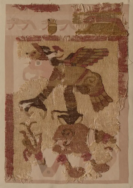 Textile Fragment — تصویر رکورد موزهٔ هنر کلیولند (دسترسی آزاد)
