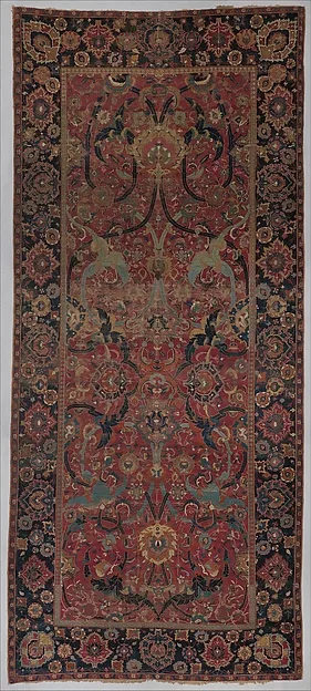 Floral Arabesque Carpet — تصویر رکورد موزهٔ متروپولیتن (دسترسی آزاد)