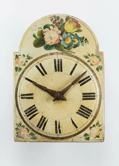 Holzräderuhr, Schwarzwald, um 1800; Schild wohl später — تصویر رکورد یوروپیانا