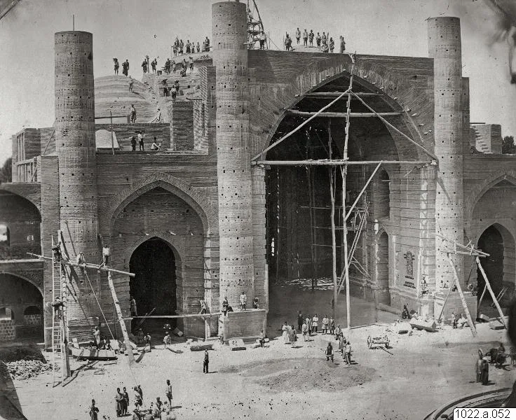 moské, byggnadsarbete, fotografi, photograph — تصویر رکورد یوروپیانا