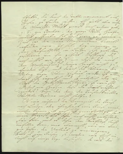 Brief von Louis Spohr an Rosalie von Sauerma — تصویر رکورد یوروپیانا