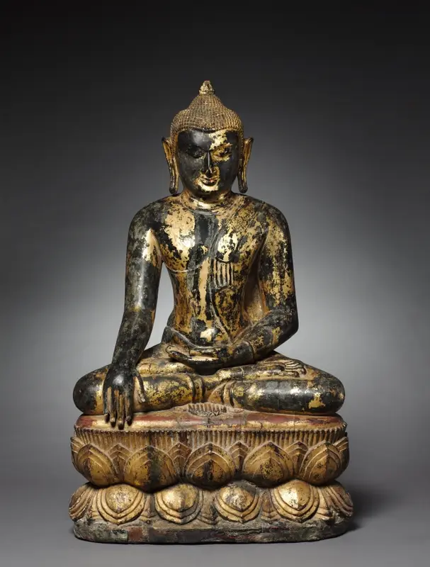 Seated Buddha — تصویر رکورد موزهٔ هنر کلیولند (دسترسی آزاد)