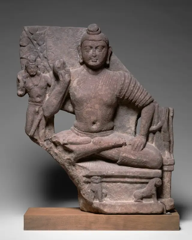 Seated Shakyamuni Buddha — تصویر رکورد موزهٔ هنر کلیولند (دسترسی آزاد)