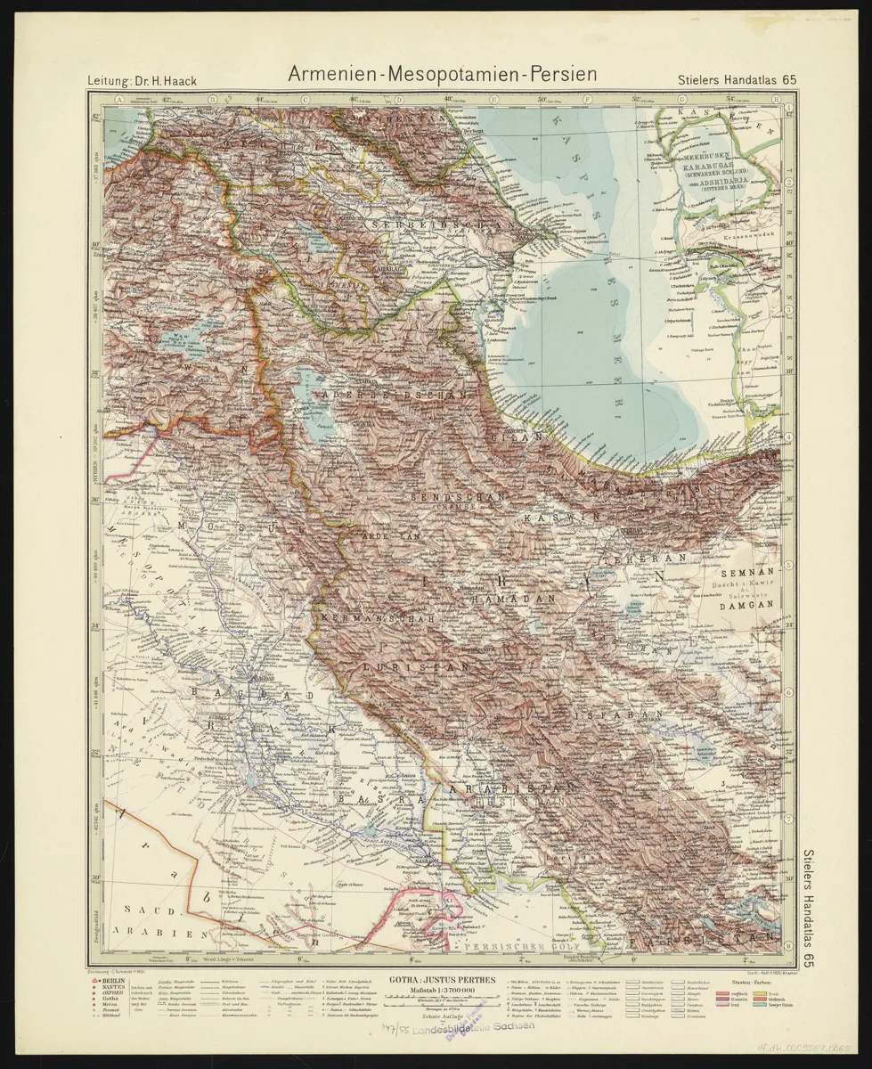 Bl. 65: Armenia, Mesopotamia, Persia, 1939 — تصویر رکورد یوروپیانا