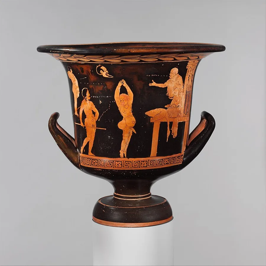 Terracotta calyx-krater (mixing bowl) — تصویر رکورد ویکی‌داده