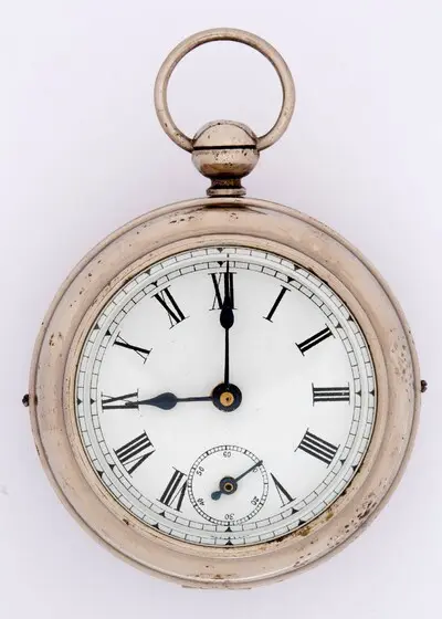 Taschenuhr, Jahresuhrenfabrik AG, Triberg um 1890 — تصویر رکورد یوروپیانا