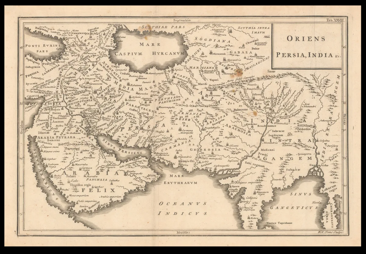 Oriens Persia, India & c. / — تصویر رکورد یوروپیانا