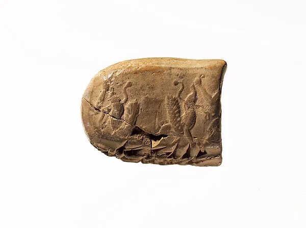 Cuneiform tablet impressed with seals: administrative document inscribed in Achaemenid Elamite — تصویر رکورد موزهٔ متروپولیتن (دسترسی آزاد)