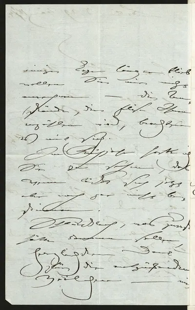Letter from Clara Schumann to Marie Berna — تصویر رکورد یوروپیانا