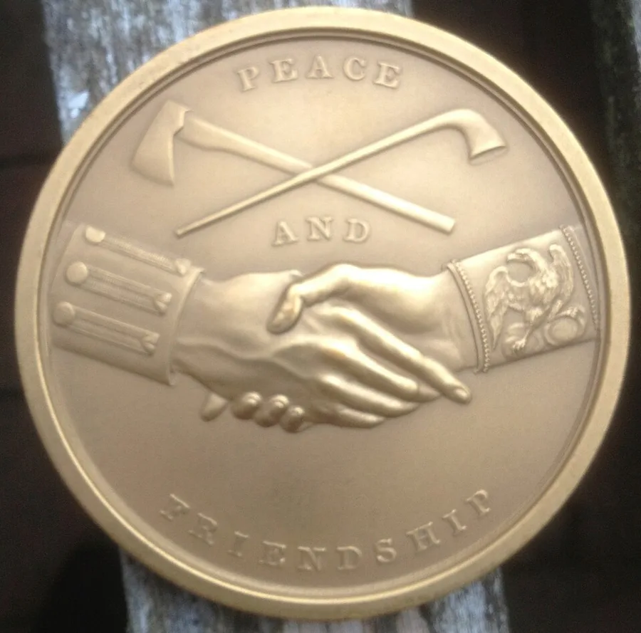 Indian Peace Medal — تصویر رکورد ویکی‌داده