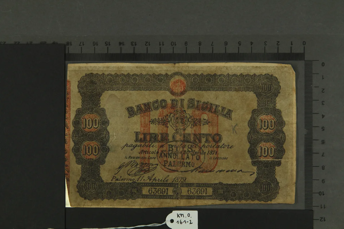 Falsifikat einer Banknote KM-O.161-2 — تصویر رکورد یوروپیانا