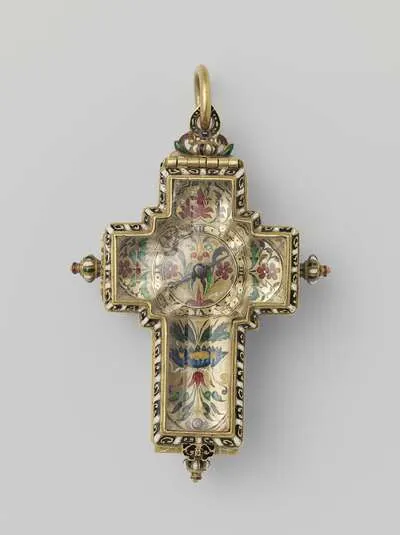 Horloge in de vorm van een kruis — تصویر رکورد یوروپیانا